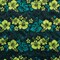 1 Yard Hibiscus Plumeria Monstera Leaf Fabric 100% Polyester, 60 Inches Width